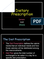 Dietary Prescription