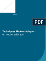 Focus - TechniquesPhotovoltaïques - Mars2011