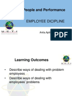 Employee Dicipline and Misconduct