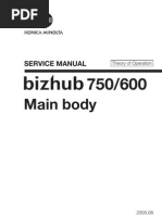 Download Bizhub 750 600 Service Manual - Main Body by SMART REFILL SN159295334 doc pdf