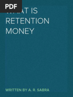 WHAT IS RETENTION MONEY