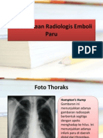 Pemeriksaan Radiologis Emboli Paru