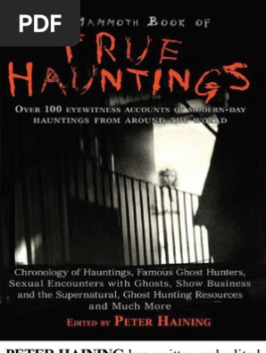 The Mammoth Book Of True Hauntings Parapsychology Ghosts