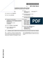 European Patent Application: Oxidizing Agent Composition For Epoxidation and Oxidation Method Thereof