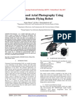 GSM Based Arial Photography Using Remote Flying Robot