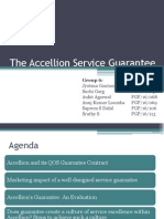The Accellion Service Guarantee: Group 6