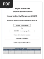 SAP QM Incoming Inspection/01 Type Inspection Manual