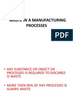 Waste in A Manufacturing Processes
