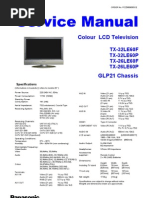 Panasonic TX 26le60 Service Manual