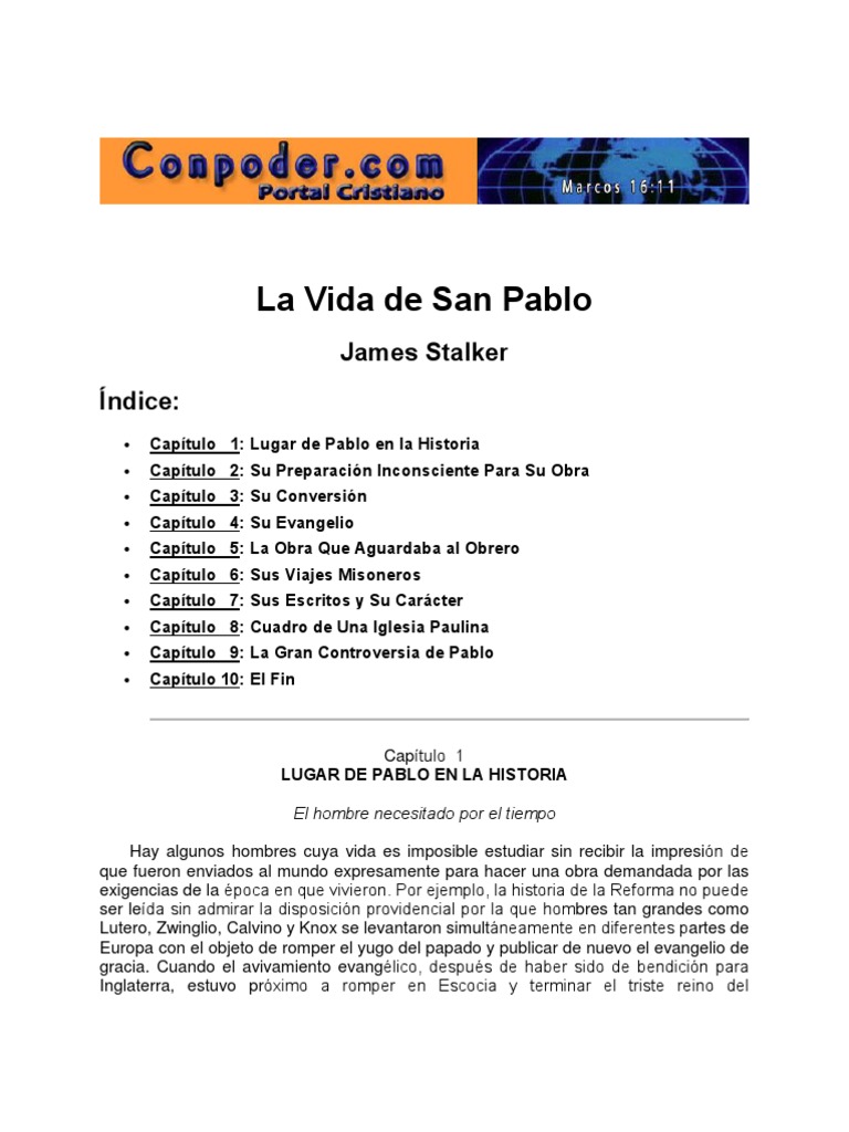 La Vida y Legado del Apóstol Pablo | PDF | Pablo el apóstol | Jesús