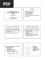 Chapter 2: Optimum Controller Chapter 2: Optimum Controller Settings Settings GG