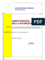 Oneri Specifici Della Sicurezza