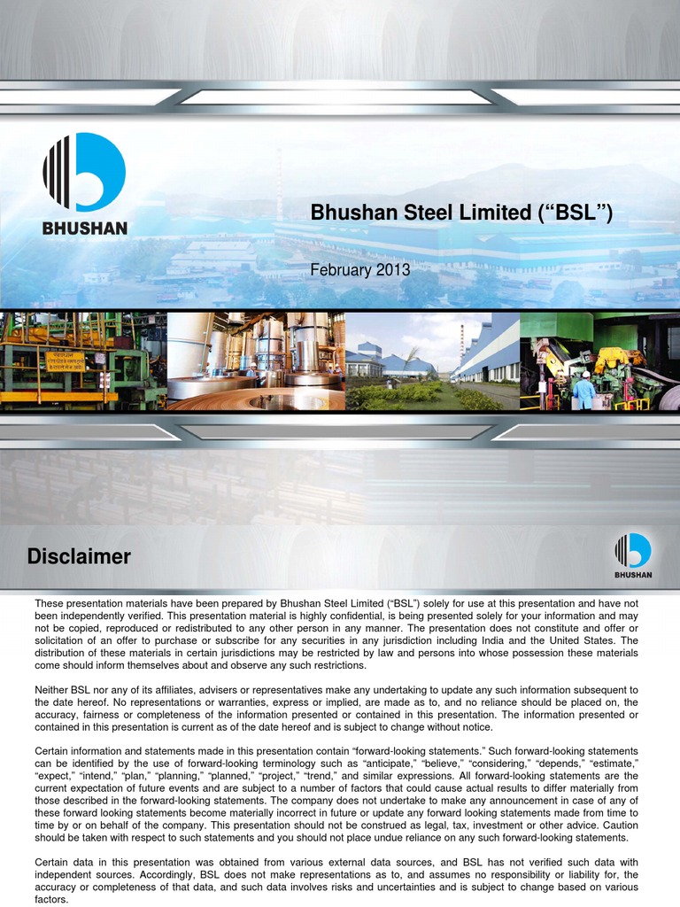 Bhushan Steel Limited (