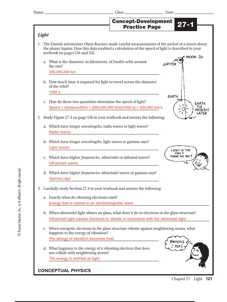 Ch. 27_ Concept Development Packet_KEY | Shadow | Light