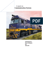 Railways Communication System: A Report On