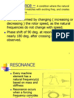 Resonance - : A Condition Where The Natural Freq. of A Part Matches With Exciting Freq. and Creates Large Vibrations