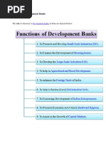 Download Functions of Development Banks by kunkumabala SN159354934 doc pdf