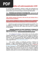 Entrenamientos Gdi
