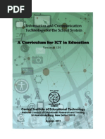 A Curriculum For ICT in Education