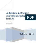 Understanding Nokia Smartphone Strategy