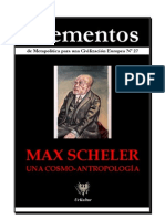 Revista Elementos - Nº-27 - Dedicada A Max Scheler