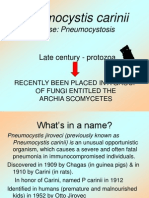 Pneumocystis Carinii: Disease: Pneumocystosis