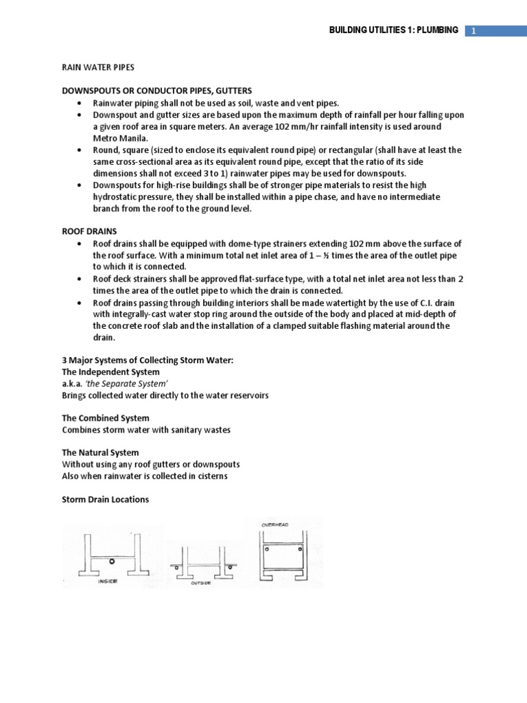 06 - Storm Drainage System | Download Free PDF | Storm Drain | Sanitary ...