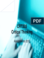 CRT205 Cover Page University of Phoenix College Axia 2013