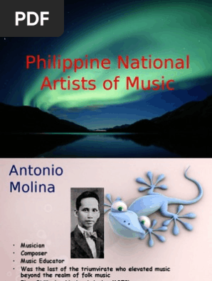 Philippine National Artists for Music