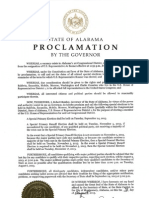 Proclamation - Congressional District 01 election
