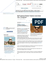 BJP Behind Robert Vadra's Land Deal Row_ Congress