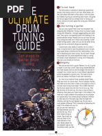 Drum Tuning Frequency Guide | PDF | Pitch (Music) | Interval (Music)