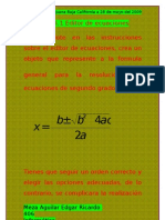 Practica No.6 Ecuaciones Meza Aguilar Edgar Ricardo