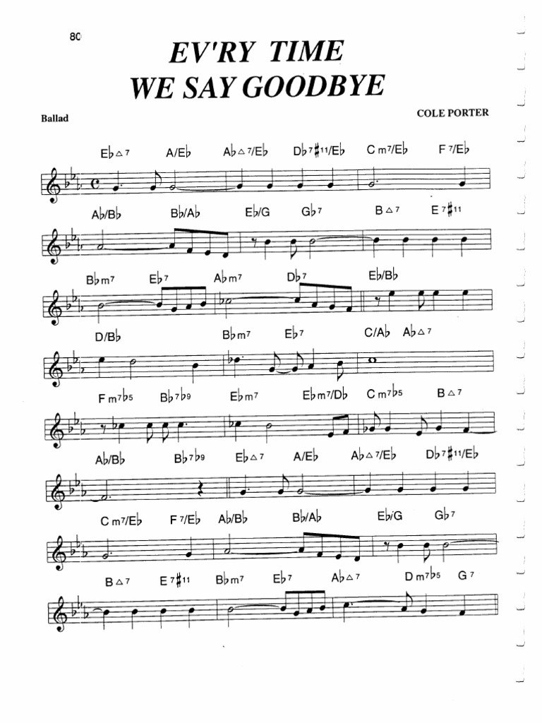 Everytime We Say Goodbye PDF