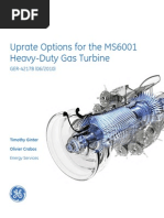 MS5001PA Gas Turbine Fact Sheet | PDF | Gas Turbine | Duct (Flow)
