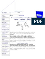 The Fundamental Accounting Equation2