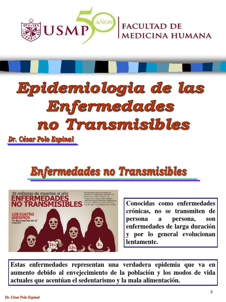 Enfermedades No Transmisibles | PDF | Epidemiología | Obesidad