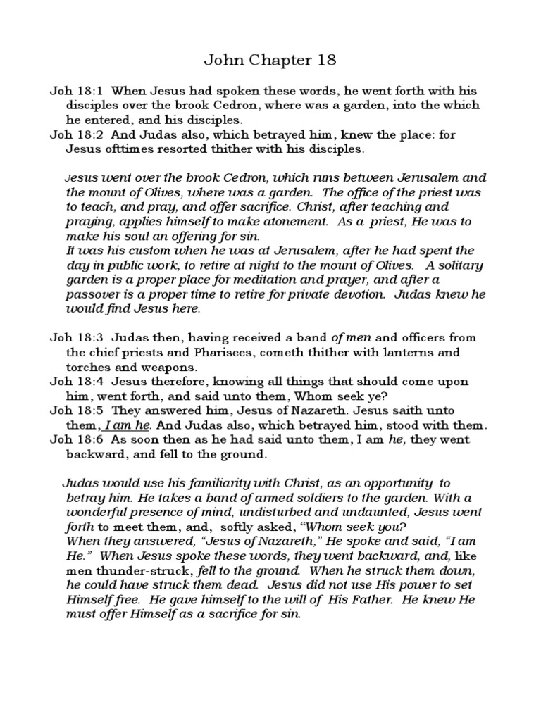 John Chapter 18 Pontius Pilate Saint Peter