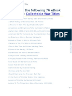Download the Following 76 eBook War Titles