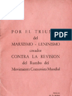 Por El Triunfo Del Marxismo - Leninismo