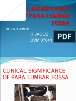 Clinical Significance of para Lumbar Fossa