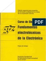 GTZ Curso de Electrónica 1 - Fundamentos Electrotécnicos de la Electrónica (Hojas de Trabajo)