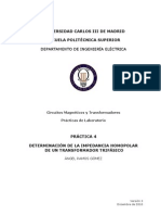 Practica 4 Impedancia Homopolar de Transformadores