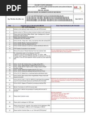 Compliance Report Format