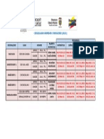 Cronograma Formador de Formadores Vys