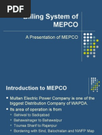 Billing System of MEPCO by Iqrash Awan