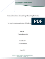 Especialización en Desarrollo y Marketing Territorial -Fac de Finanzas Uni Externado-
