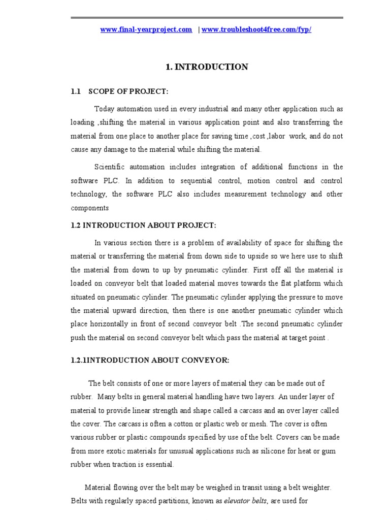 Conveyor Belt PLC PROJECT | PDF | Rectifier | Programmable Logic Controller