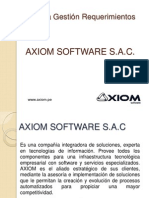 Gestion Requerimientos Axiom Software