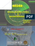 Radar: Antenna Radiation Pattern & Aperture Distribution